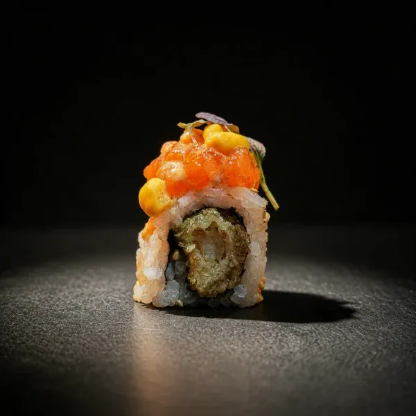 California rolls servis à table